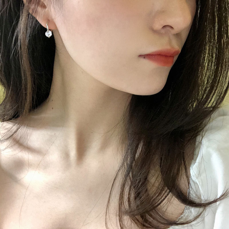 925 Sterling Silver Zircon Earrings