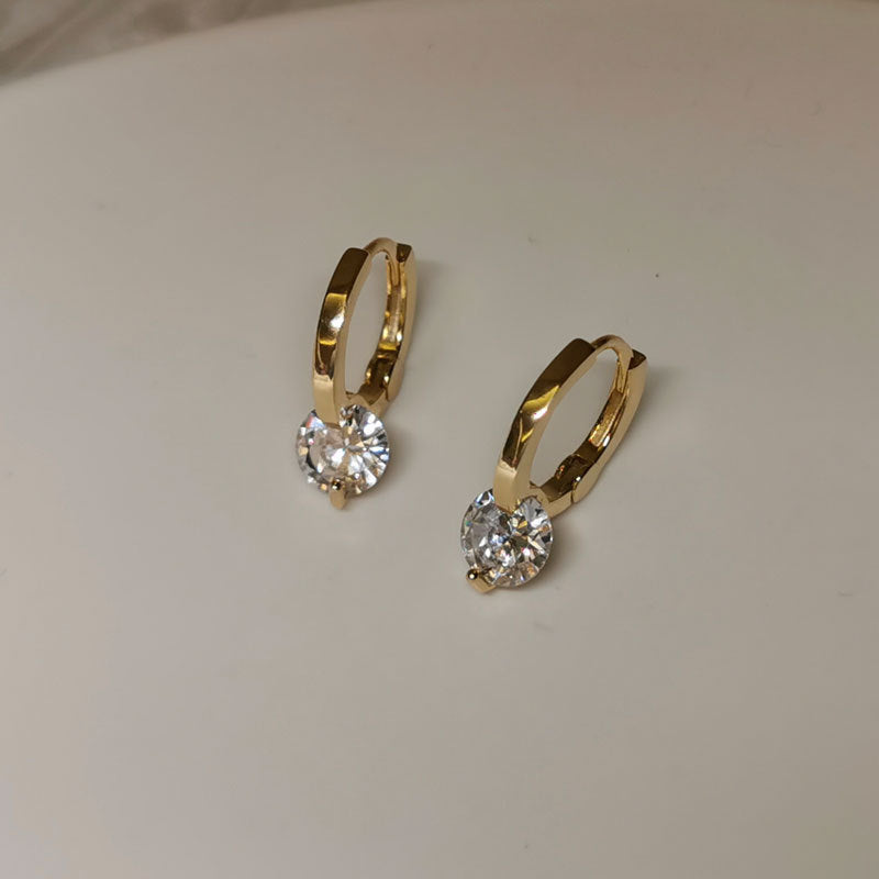 925 Sterling Silver Zircon Earrings