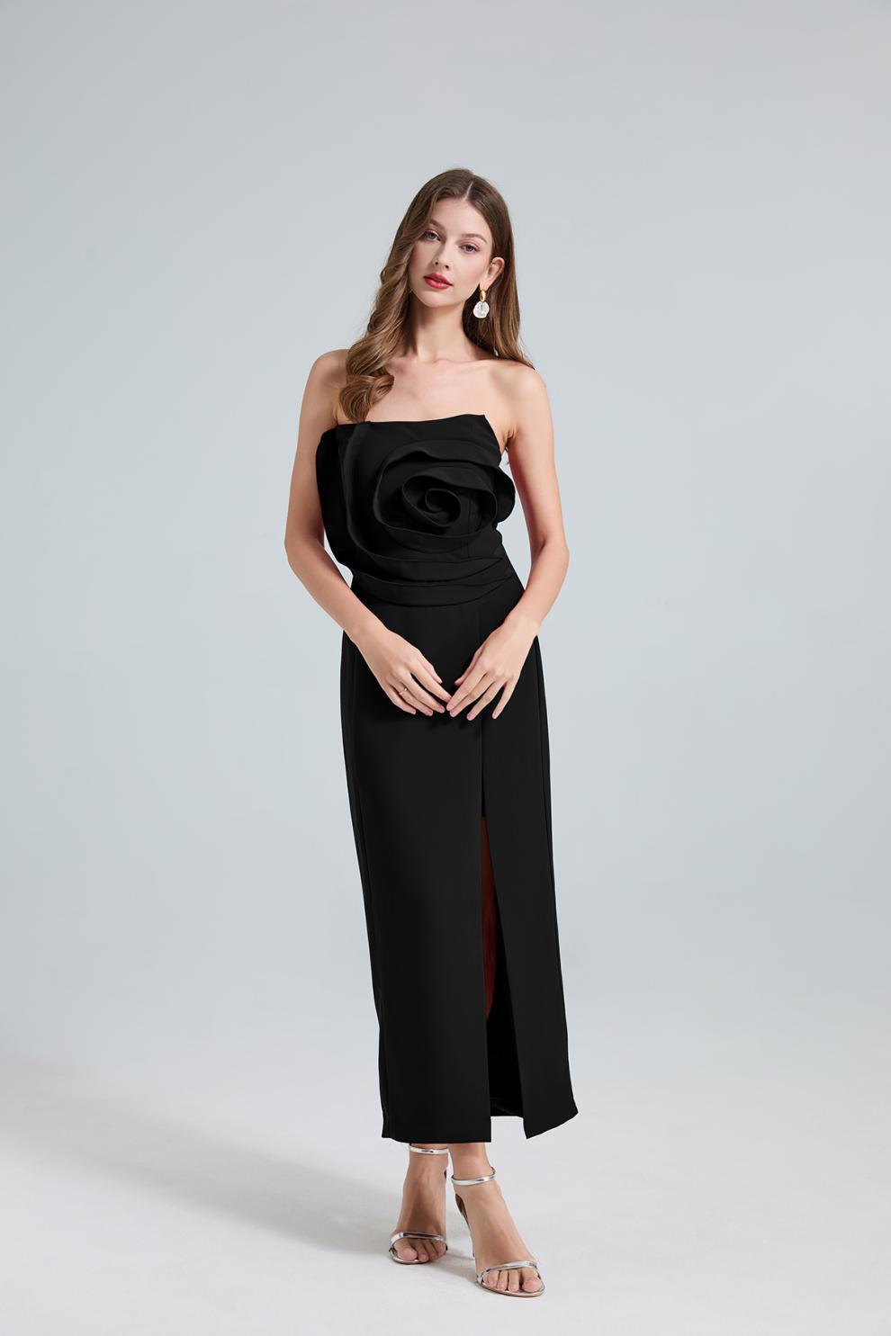 Rosie side slit elegant party dress