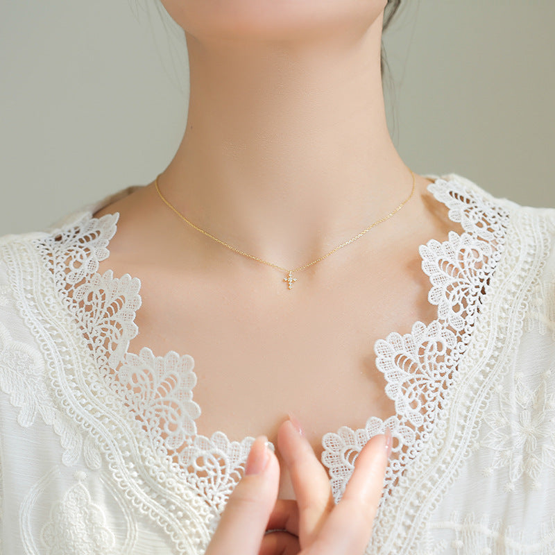 925 Sterling Silver Cross Necklace