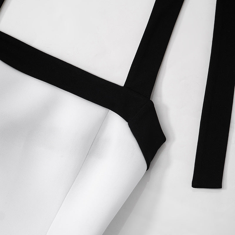 Charlotte mini contrast dress