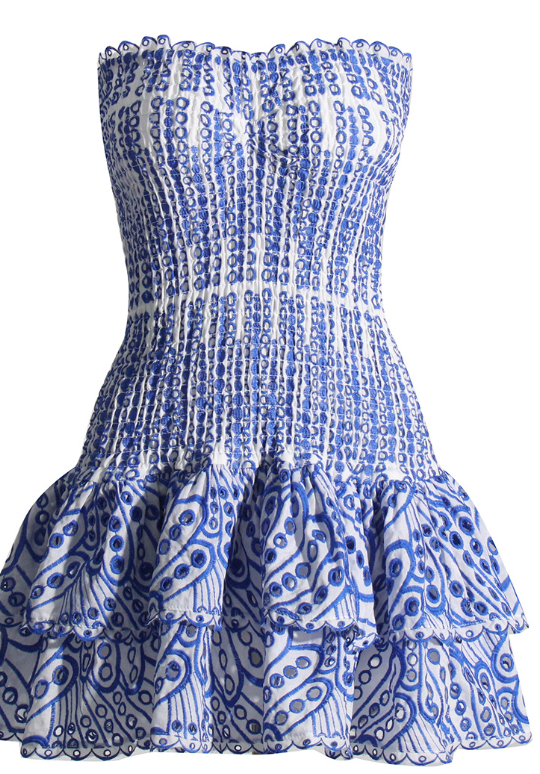 Blu Magnolia 2 tier mini dress