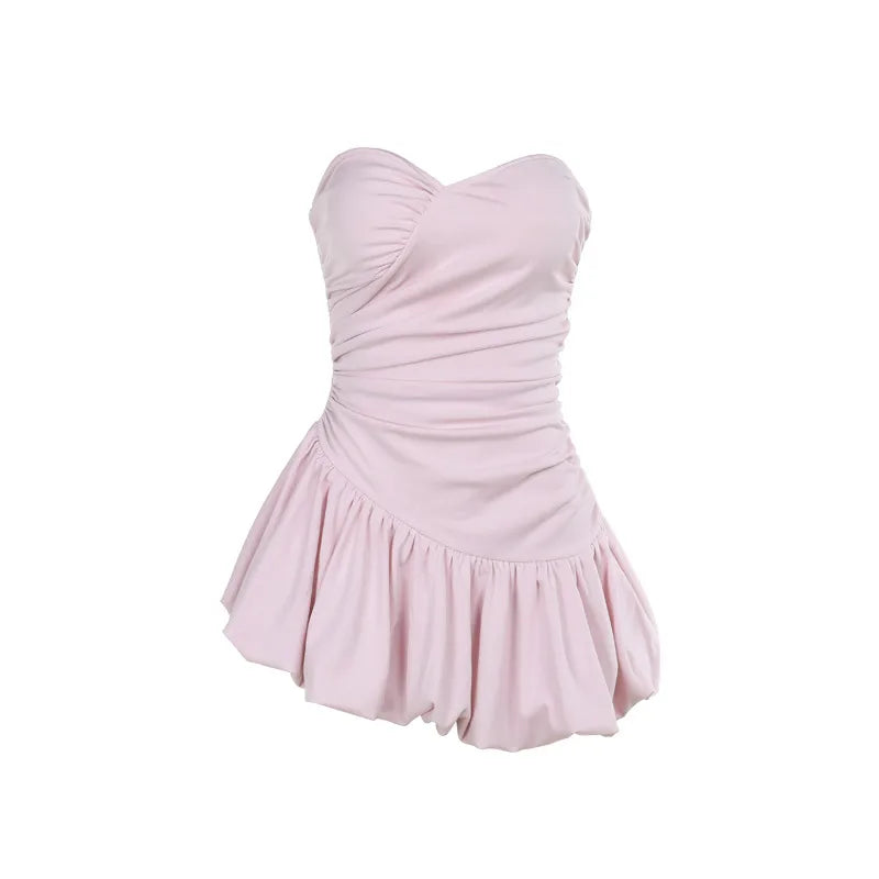 Puffy bottom sweetheart dress