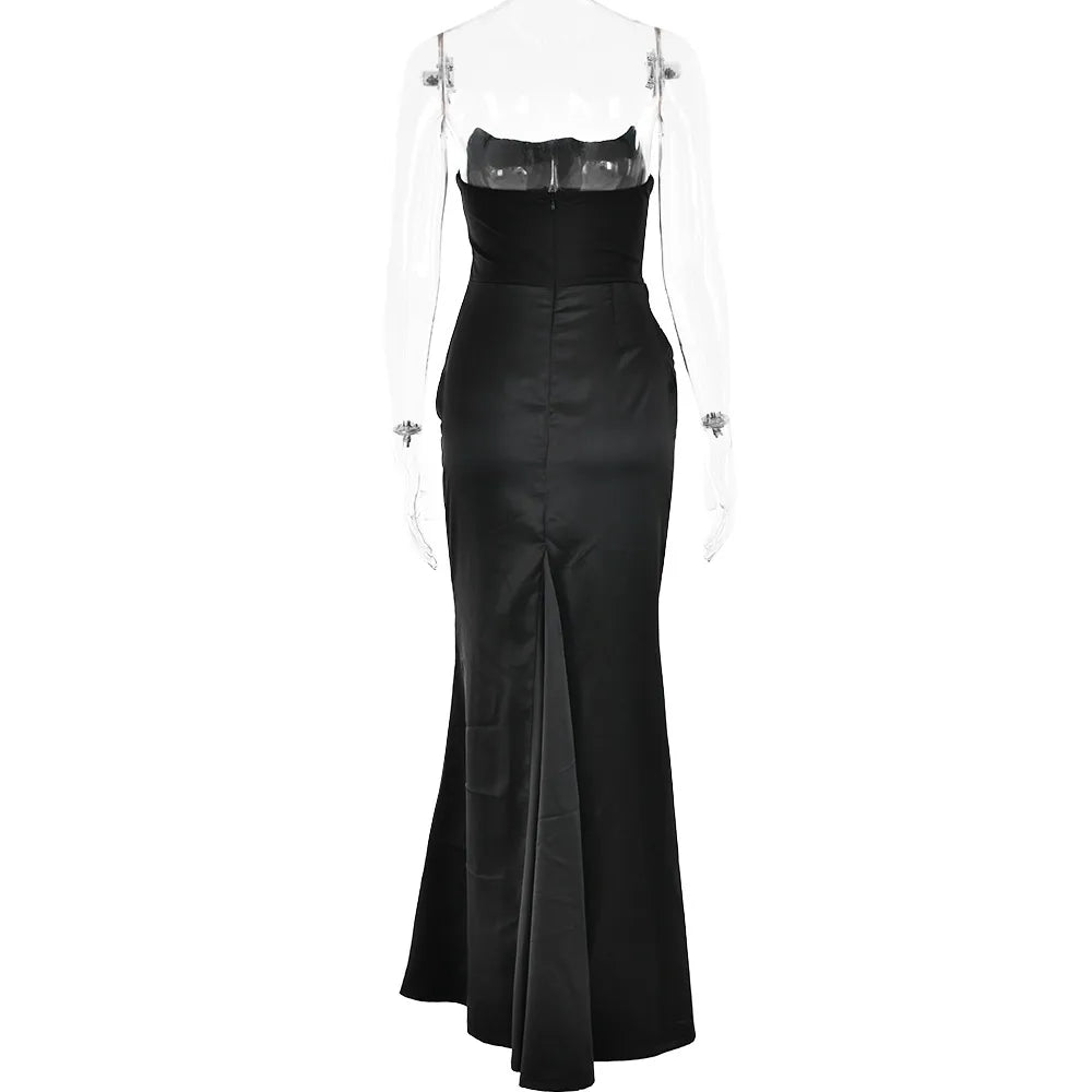 Suri Corset top strapless cocktail dress