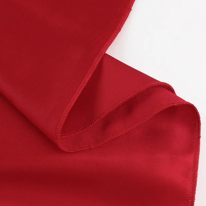 Umbrella skirt strap shoulder midi dress