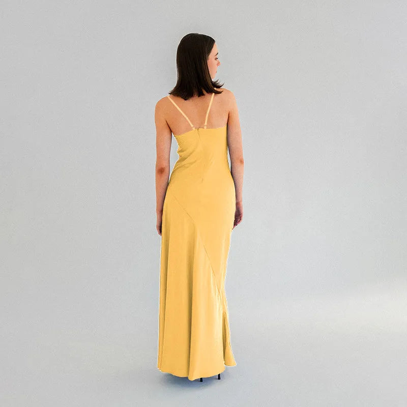 Sweetheart neck sheath side slit cocktail dress