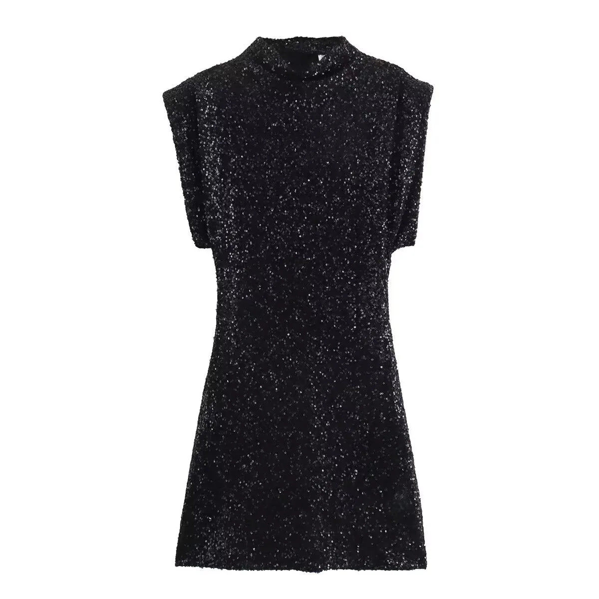 Ursula Round Neck Sequins Sleeveless Cocktail dress