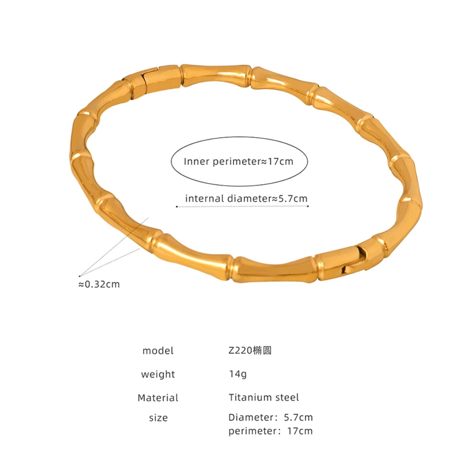 Baroque Style 18K Gold Plated Artificial Pearls Bangle