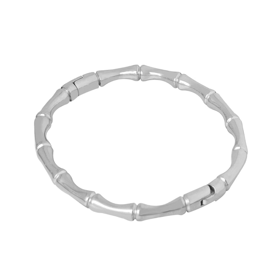 Baroque Style 18K Gold Plated Artificial Pearls Bangle