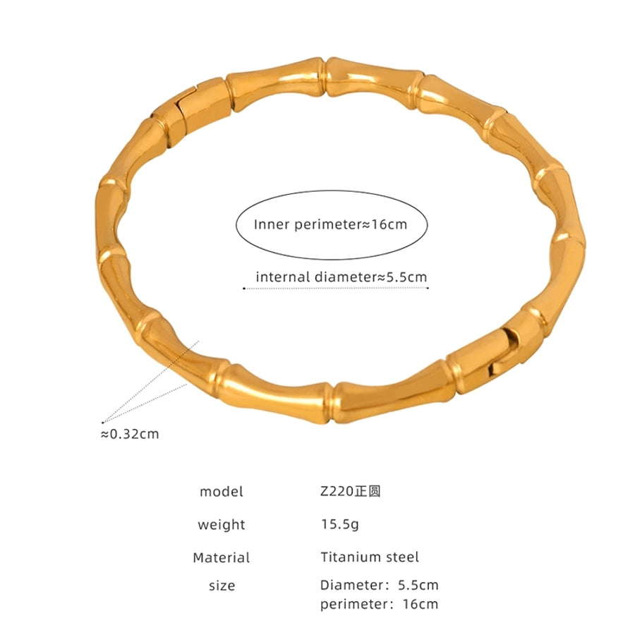 Baroque Style 18K Gold Plated Artificial Pearls Bangle