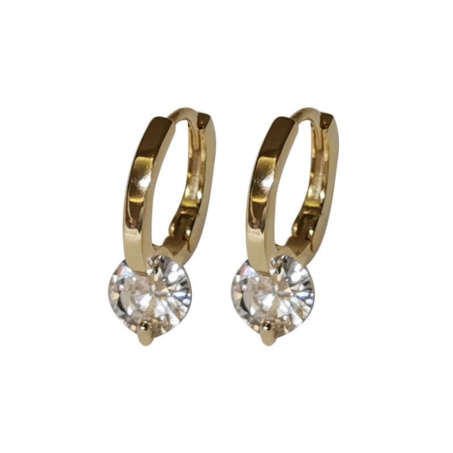 925 Sterling Silver Zircon Earrings