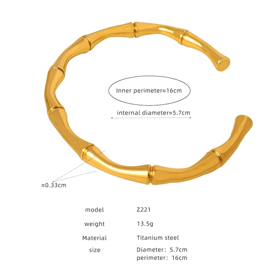 Baroque Style 18K Gold Plated Artificial Pearls Bangle