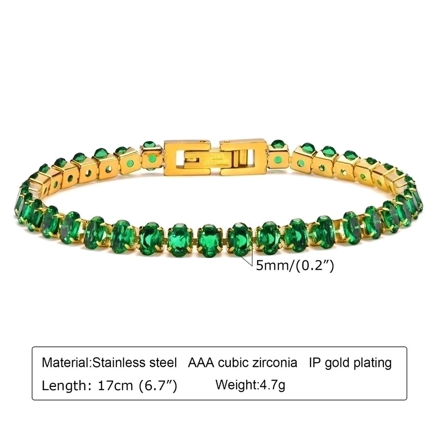 18K Gold Plated Zircon Bracelets