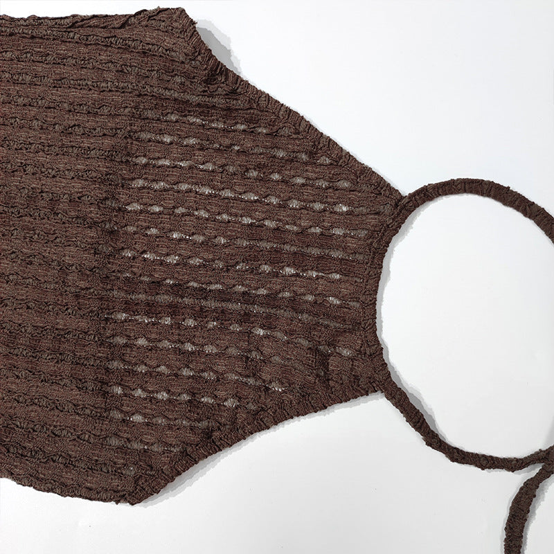 Roxanne Halter brown sundress