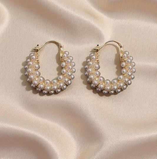 Malya Pearl hoop