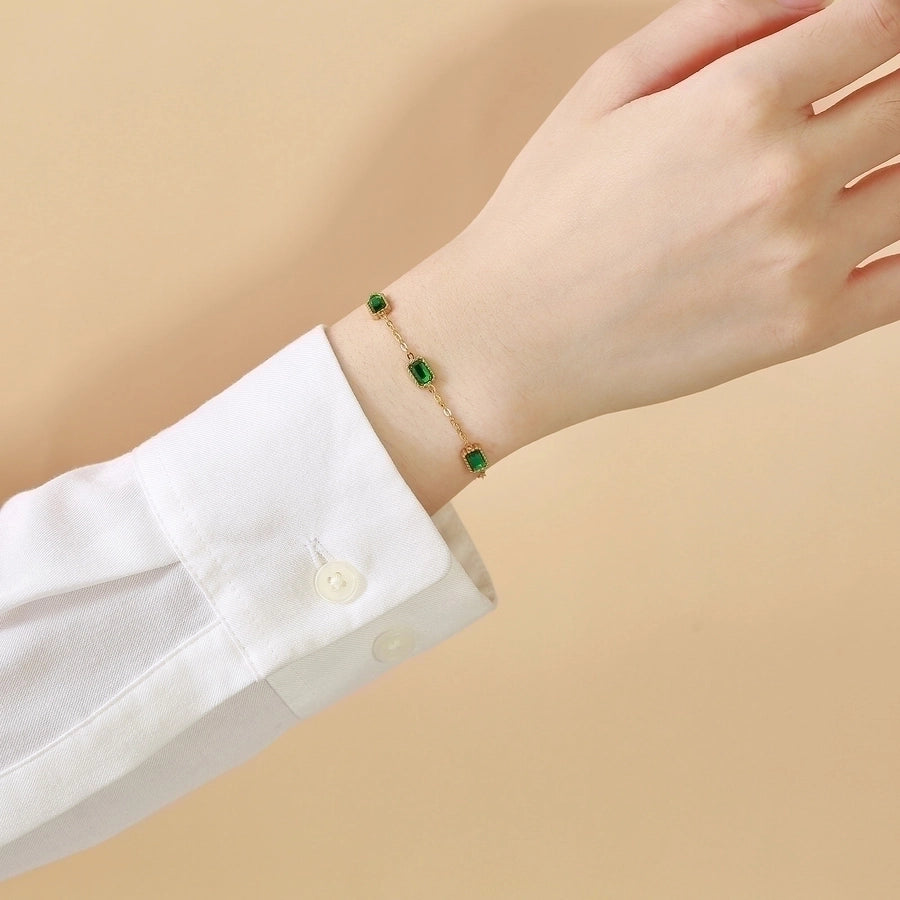 18K Gold Plated Zircon Bracelets