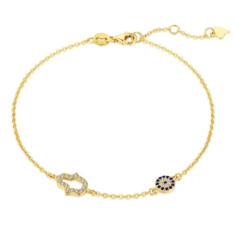 925 Sterling Silver gold plated Bracelet