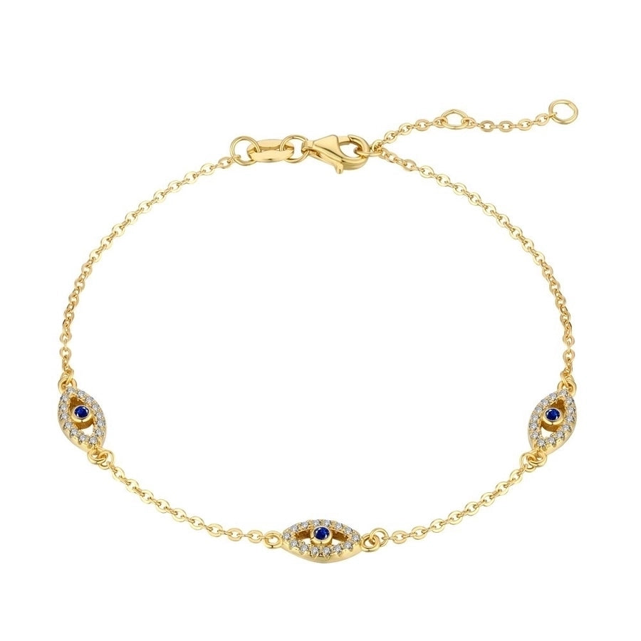 925 Sterling Silver gold plated Bracelet