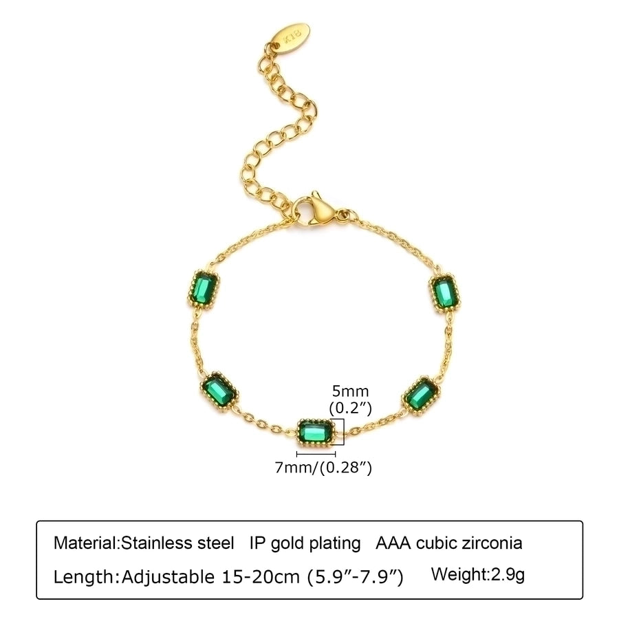 18K Gold Plated Zircon Bracelets