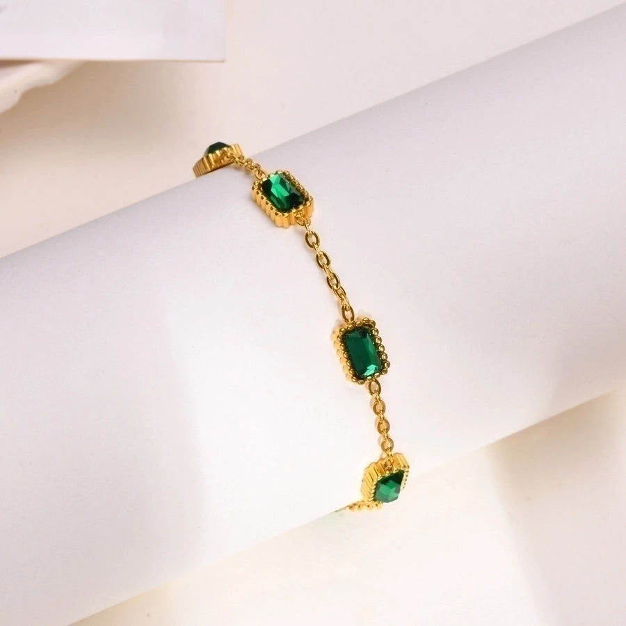18K Gold Plated Zircon Bracelets