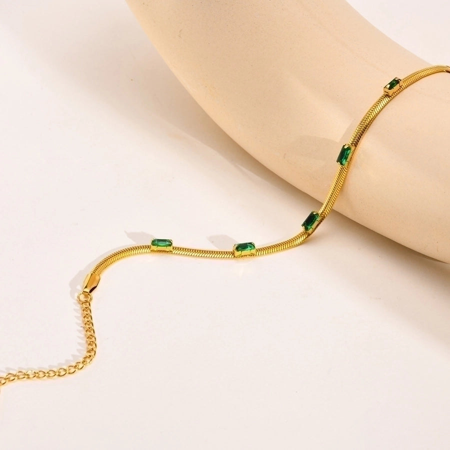 18K Gold Plated Zircon Bracelets