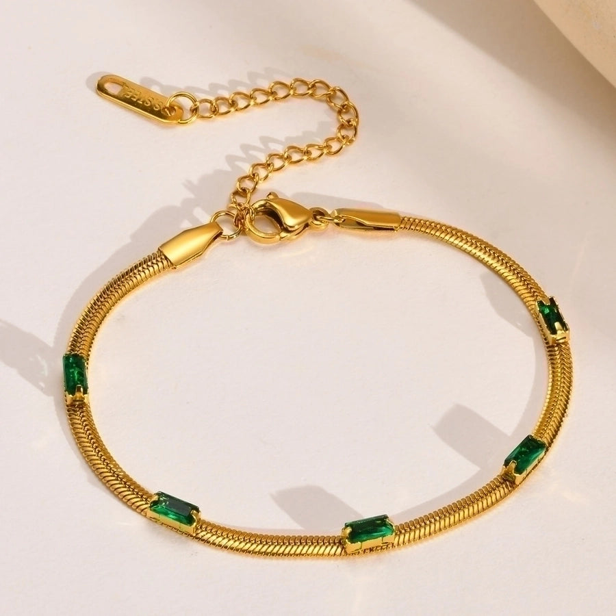 18K Gold Plated Zircon Bracelets