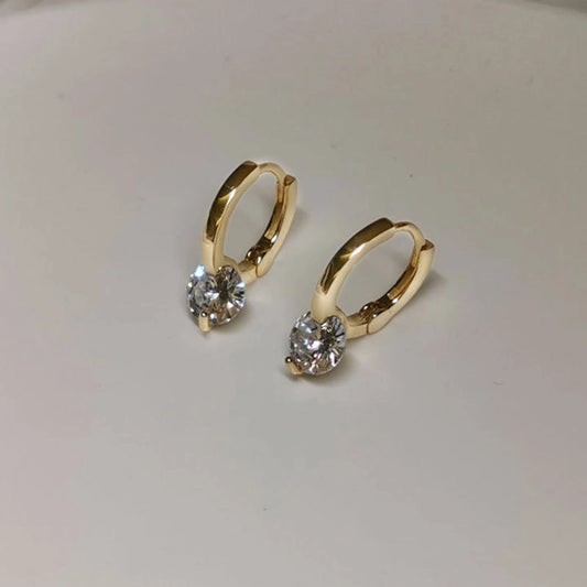 925 Sterling Silver Zircon Earrings