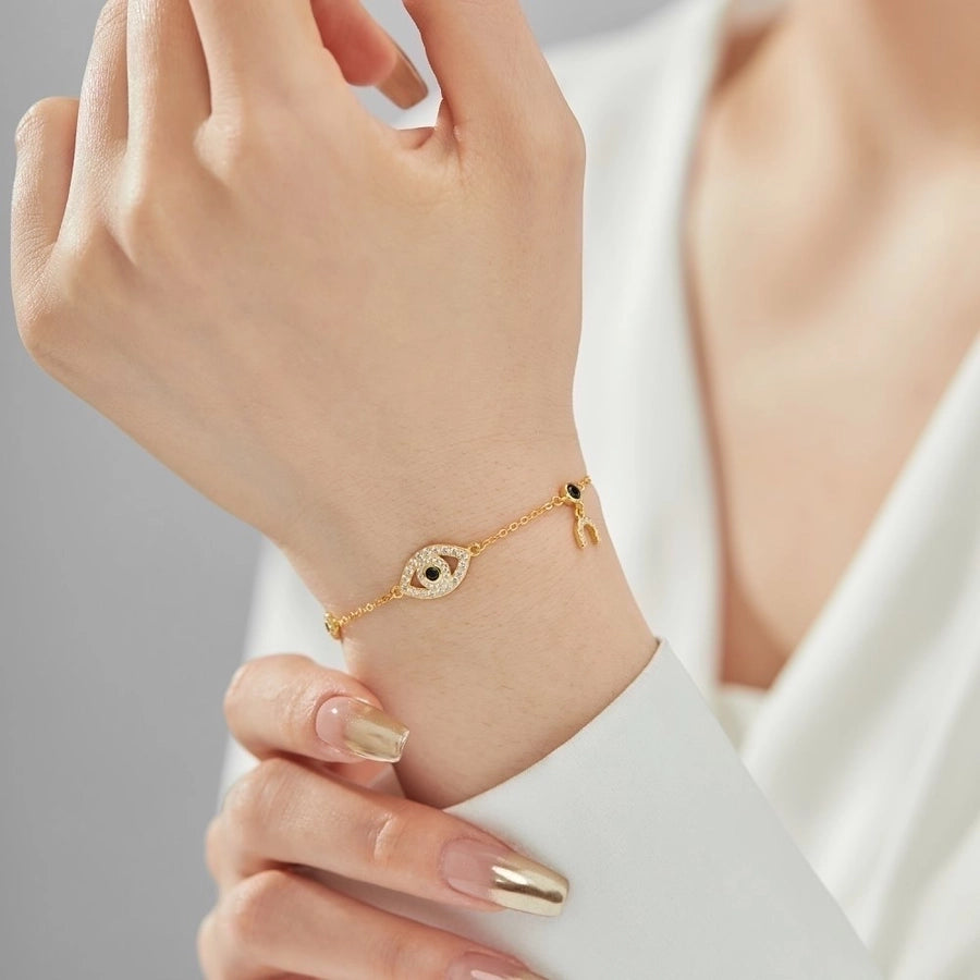 925 Sterling Silver gold plated Bracelet